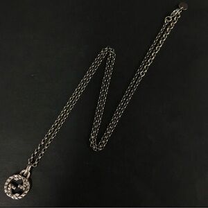 Gucci Arabesque Interlocking G 925 Pendant Necklace